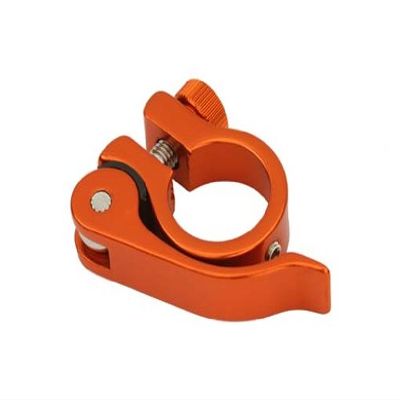 Alta Alloy Seat Post Clamp Outer Diameter 25.4mm Quick Release, Multiple Colors. (Orange)