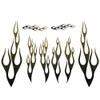 Wild Dingos LLC Flame Kit Style 1 Golf Cart ATV Large Vinyl Decal Sticker (Black to Yellow) view 1