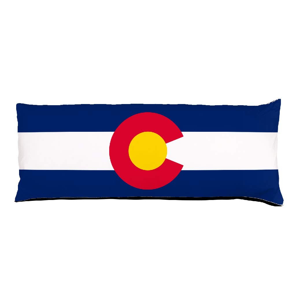 Buckle-Down Colorado Flag Centered Pillow Case, Body, United States