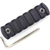 Active-8 7 Slots mlok Picatinny/Weaver Rail Sections Black Anodized Aluminum Mount Adapter Segment Mount view 1
