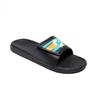 FOCO Miami Dolphins NFL Mens Stripe Mens Legacy Sport Slide - L view 3