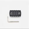 Active-8 5 Slots mlok Picatinny/Weaver Rail Sections Black Anodized CNC Aluminum Mount Adapter Segment Mount view 2