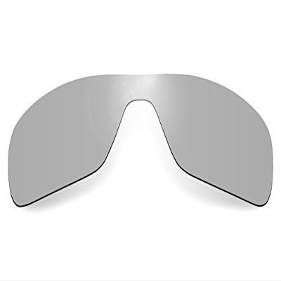 Glintbay 100% Precise-Fit Replacement Lenses for Oakley Turbine Rotor OO9307 - Polarized Metallic Silver Mirror