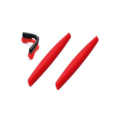 Glintbay 1 Pair Nosepads and Earsocks Rubber Kit for Oakley M Frame Heater - Red