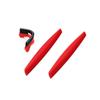 Glintbay 1 Pair Nosepads and Earsocks Rubber Kit for Oakley M Frame Heater - Red view 1
