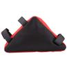 Bicycle Triangle Bag Waterproof Bike Bicycle Frame Front Tube Pouch Bag Ox Quick Release Front Saddle Cycling Bike Top Tube Triangle Tool Bag (Black&Red) Bicycle Triangle Pouch Bag Camo Bicycle Fr