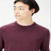 Amazon Essentials Men's Long-Sleeve Crewneck Sweater, 100% Cotton, Big & Tall Options Available, Burgundy, Medium view 4