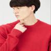 Amazon Essentials Men's Long-Sleeve Crewneck Sweater, 100% Cotton, Big & Tall Options Available, Red, Small view 4