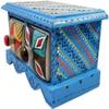 India Meets India Handmade Crafted Wooden and Ceramic Small Chest of 2 Decorated Drawer Jewellery Organizer, Chest Drawer Handicraft view 2