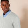Amazon Essentials Men's V-Neck Pullover Sweater (Available in Big & Tall), Light Grey Heather, Medium view 4