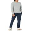 Amazon Essentials Men's Long-Sleeve Crewneck Sweater, 100% Cotton, Big & Tall Options Available, Light Grey Heather, Small view 4