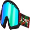 VonZipper Cleaver Goggle Black Satin/Wild Quasar Chrome One Size view 1
