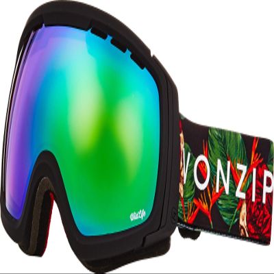 VonZipper Feenom NLS Adult Snowboard Goggles - Black Satin/Wild Quasar Chrome/One Size