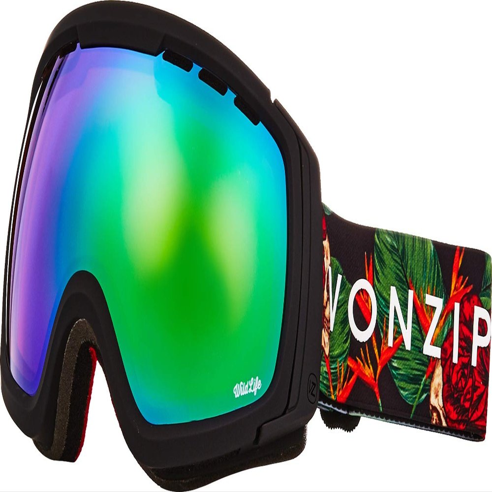 VonZipper Feenom NLS Adult Snowboard Goggles - Black Satin/Wild Quasar Chrome/One Size