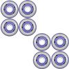 Labeda Millennium Gripper Purple Roller Hockey Inline Wheels 76mm X-Soft 8 Pack view 1