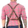 Under NY Sky Real Leather Strap for Apron - Cross Shoulder & Waist Set - Brown view 4
