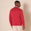 Amazon Essentials Men's V-Neck Pullover Sweater (Available in Big & Tall), Red, X-Small view 2