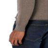 Amazon Essentials Men's Long-Sleeve Crewneck Sweater, 100% Cotton, Big & Tall Options Available, Brown Heather, XX-Large view 3
