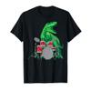 Cool Dinosaur Drummer Shirt - Best Gift For All Drummers T-Shirt view 1