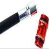 UNICHE Tech BV Mini Bike Pump - 110 PSI Small Bike Pump Fits Presta & Schrader Valve, Portable Frame Bicycle Pump for MTB, Gravel Bike, Tubeless Tire Lover - Small-Black view 3