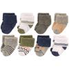 Luvable Friends baby boys Newborn and Terry Socks, Aztec, 6-12 Months US view 1