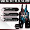 4 Time All American Sublimated Wrestling Singlet  Stitched & Durable Mens Singlet  Singlet for Wrestling, MMA & Powerlifting Wrestling Singlet Youth Boys (USA Black, XXL 221-250 lbs.) view 3