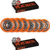 Labeda Asphalt Inline Roller Hockey Wheels 76mm / 80mm Hilo Orange 85A Bones Reds view 1