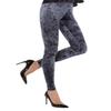 MeMoi Crushed Velvet Stretch Leggings Navy Large/X-Large view 1