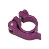 Alloy Seat Post Clamp Outer Diameter 28.6mm Quick Release, Multiple Colors (Purple) view 1
