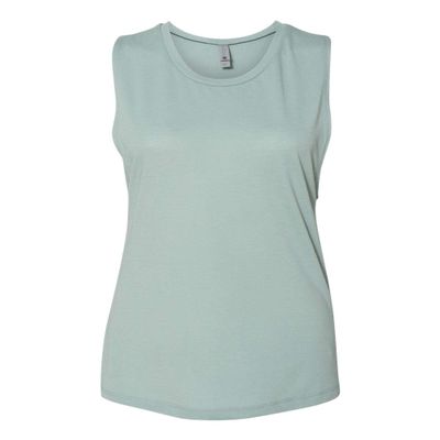 Next Level Ladies' Festival Muscle Tank S STONEWASH GREEN
