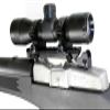 Trinity Hunting sight 4x32 replacement for ruger model 14 ranch ruger model 30 hunting optics tactical home defense accessory picatinny weaver base mount adapter rail aluminum black single rail mount. view 2