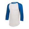 Augusta Sportswear Baseball Jersey 2.0, White/Royal, 2XL view 1