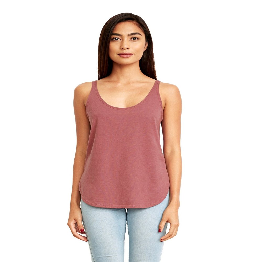 Next Level- Ladies Festival Tank - Smoked Paprika - XS