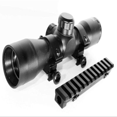 Trinity 4x32 Sight mildot Reticle with Rail Mount for Ruger Model 30 Accessories Ruger Model 14 Single Rail Mount.