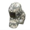 USA U.S. America American Flag Tan Patch Light Marpat Baseball Cap Hat TOP view 1