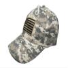 USA U.S. America American Flag Tan Patch Light Marpat Baseball Cap Hat TOP view 3