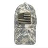 USA U.S. America American Flag Tan Patch Light Marpat Baseball Cap Hat TOP view 4