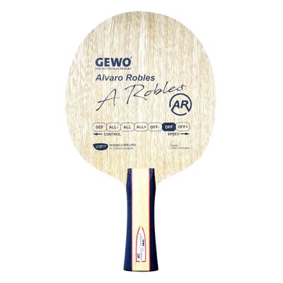GEWO Alvaro Robles Offensive Table Tennis Blade - Flared