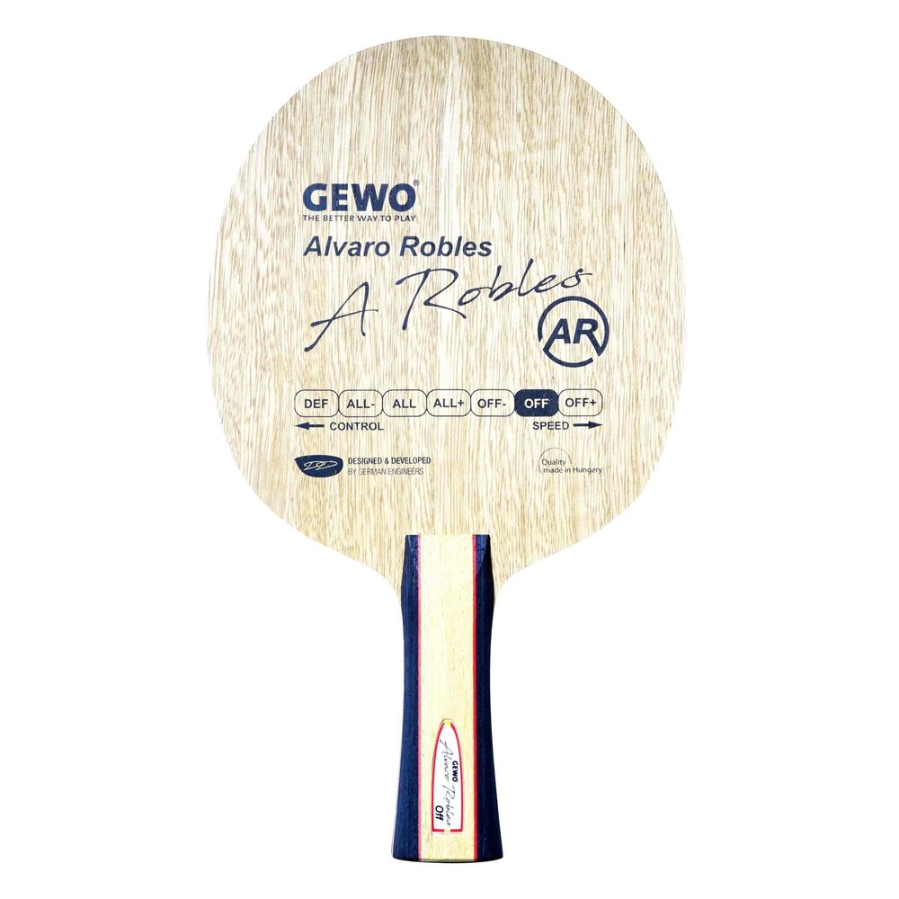 GEWO Alvaro Robles Offensive Table Tennis Blade - Flared