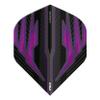 Red Dragon Darts Hardcore Radical Black & Purple Extra Thick Standard Dart Flights - 4 Sets Per Pack (12 Dart Flights in Total) view 4