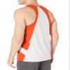 ASICS Team Sweep Singlet, Orange/White, 3X-Large view 2