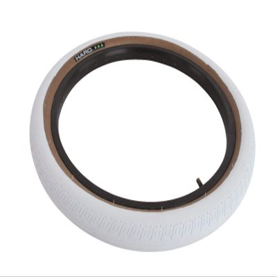 2.0 Retro BMX Tire - 100psi - White w/ Tan Skinwall by Haro