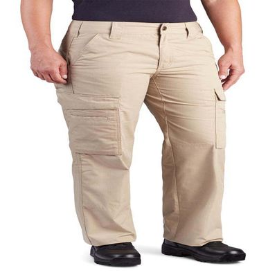 Propper Women's Standard F5203 RevTac Pants, Khaki, 10 Unhemmed