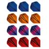 RED DRAGON Hardcore Selection Pack Treads Extra Thick Standard Dart Flights - 4 Sets Per Pack (12 Dart Flights in Total) view 1