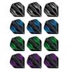 Red Dragon Hardcore Selection Pack Dark Wings Extra Thick Standard Dart Flights - 4 Sets Per Pack (12 Dart Flights in Total) view 1
