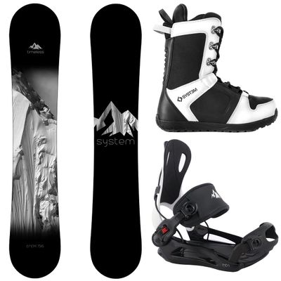 Package-System Timeless Snowboard 163 cm Wide-System MTN Binding XL-System APX Snowboard Boots 13 2019