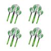 Red Dragon Darts Flights and Flight & Shaft Combo Green - 4 Sets of Standard Flights and 4 Sets of Medium Nitrotech Shafts Per Pack & Red Dragon Checkout Card view 1