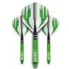 Red Dragon Darts Flights and Flight & Shaft Combo Green - 4 Sets of Standard Flights and 4 Sets of Medium Nitrotech Shafts Per Pack & Red Dragon Checkout Card view 2