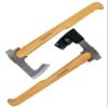 Condor Tool & Knife TravelHawk Axe - Handcrafted Leather Sheath - 1060 High Carbon Steel Camping Axe with a Light Wooden Hickory Handle - 6.6in Blade - 30.3oz view 1
