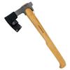 Condor Tool & Knife TravelHawk Axe - Handcrafted Leather Sheath - 1060 High Carbon Steel Camping Axe with a Light Wooden Hickory Handle - 6.6in Blade - 30.3oz view 2